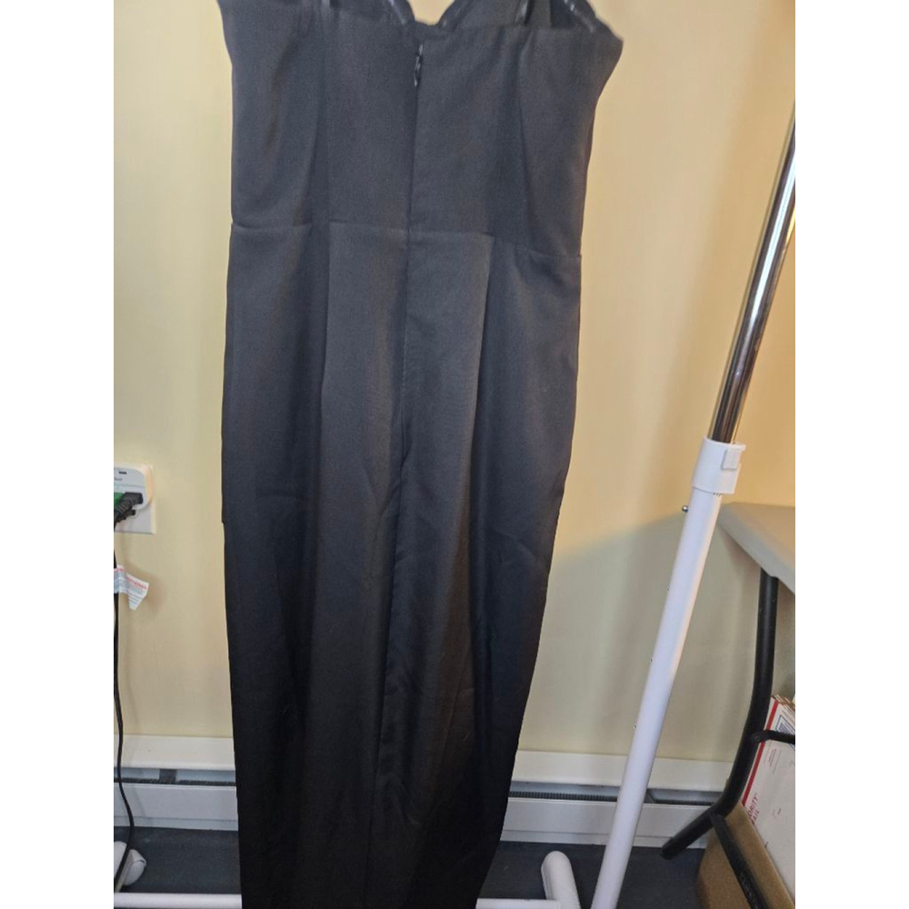 Women's BARIANO Black Halter Neck Maxi Dress L - Picture 3 of 16